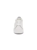 Sneakers Ed Parrish in pelle e glitter bianco e platino